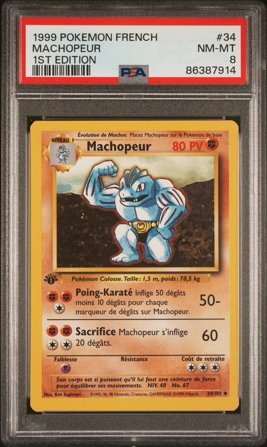 Machopeur 34/102 - PSA 8