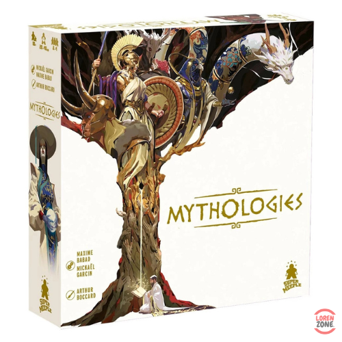 Mythologies - boîte du jeu de draft et placement de panthéons divins Super Meeple