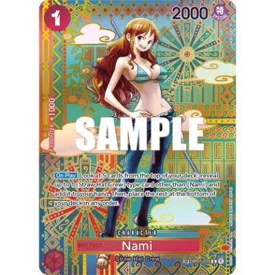 Carte One Piece Nami SC OP05 OP01-016 R Awakening Of The New Era Neuf EN LorenZone