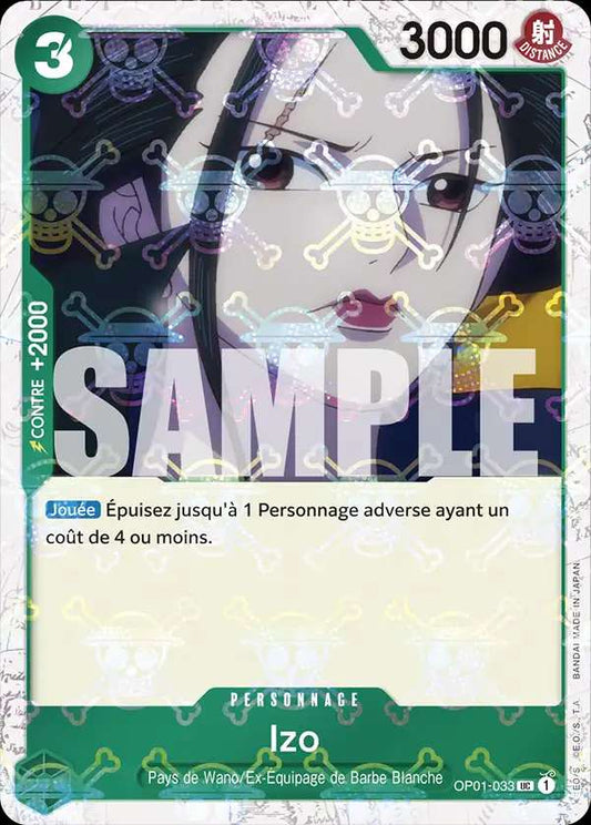 Carte One Piece Izo V2 OP01-033 UC The Best Neuf FR LorenZone