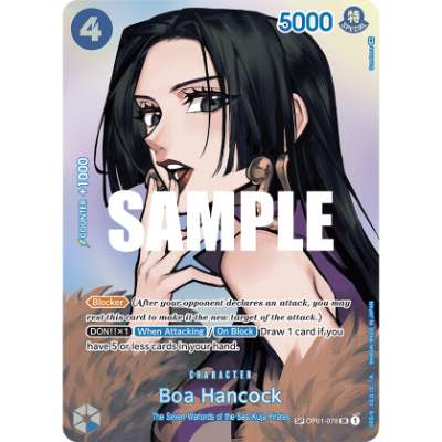Carte One Piece Boa Hancock SC OP04 OP01-078 SR Kingdoms Of Intrigue Neuf EN LorenZone