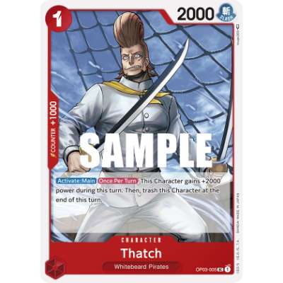 Carte One Piece Thatch OP03-005 UC Pillars Of Strength Neuf EN LorenZone