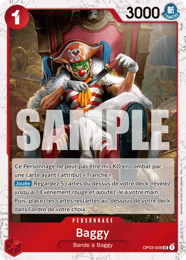 Carte One Piece OP03-008 Baggy V2 | LorenZone