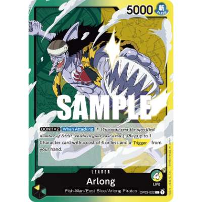 Carte One Piece Arlong V1 OP03-022 L Pillars Of Strength Neuf EN LorenZone
