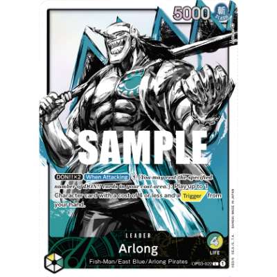 Carte One Piece Arlong V2 OP03-022 L Pillars Of Strength Neuf EN LorenZone