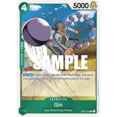 Carte One Piece Gin V1 OP03-024 R Pillars Of Strength Neuf EN LorenZone