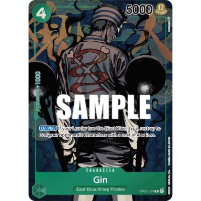 Carte One Piece Gin V2 OP03-024 R Pillars Of Strength Neuf EN LorenZone