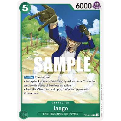 Carte One Piece Jango OP03-028 R Pillars Of Strength Neuf EN LorenZone