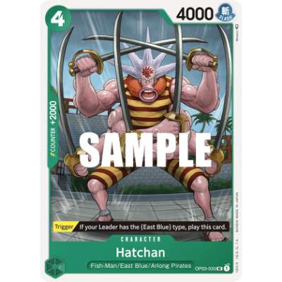 Carte One Piece Hatchan OP03-033 UC Pillars Of Strength Neuf EN LorenZone