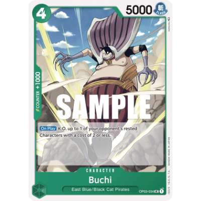 Carte One Piece Buchi OP03-034 UC Pillars Of Strength Neuf EN LorenZone