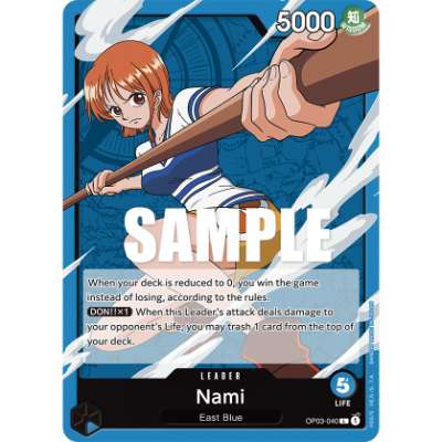 Carte One Piece Nami V1 OP03-040 L Pillars Of Strength Neuf EN LorenZone