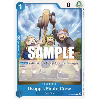 Carte One Piece Usopp's Pirate Crew OP03-042 C Pillars Of Strength Neuf EN LorenZone