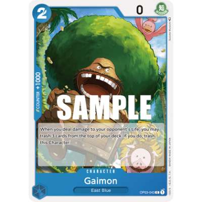 Carte One Piece Gaimon OP03-043 C Pillars Of Strength Neuf EN LorenZone