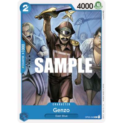 Carte One Piece Genzo OP03-046 C Pillars Of Strength Neuf EN LorenZone