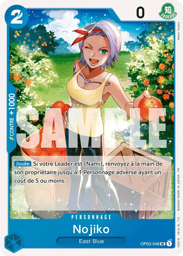 Carte One Piece Nojiko V1 - PRB02 - FR OP03-048 Peu Commune The Best Vol.2 Neuf FR LorenZone