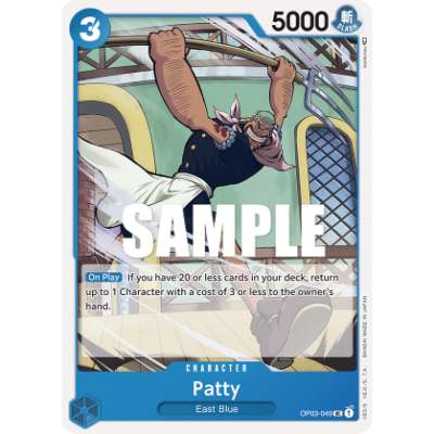 Carte One Piece Patty OP03-049 UC Pillars Of Strength Neuf EN LorenZone
