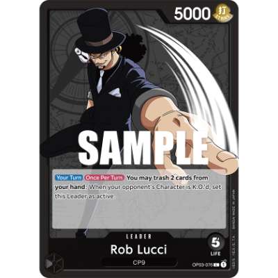 Carte One Piece Rob Lucci V1 OP03-076 L Pillars Of Strength Neuf EN LorenZone