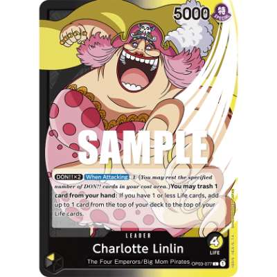 Carte One Piece Charlotte Linlin V1 OP03-077 L Pillars Of Strength Neuf EN LorenZone