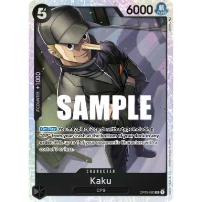 Carte One Piece Kaku V1 OP03-080 SR Pillars Of Strength Neuf EN LorenZone