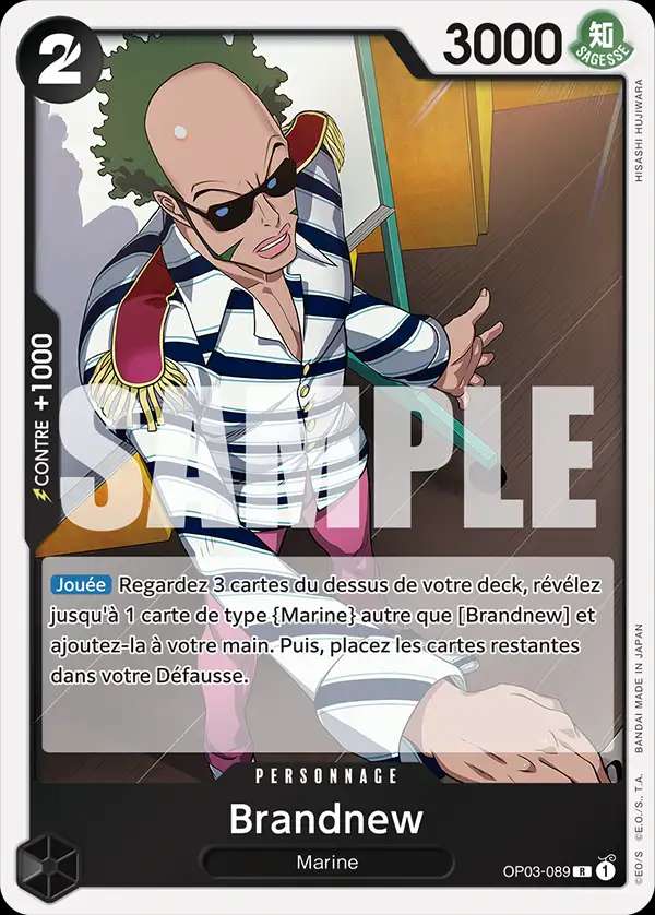 Carte One Piece Brandnew V1 OP03-089 R The Best Neuf FR LorenZone