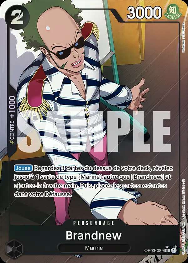 Carte One Piece Brandnew V3 OP03-089 R The Best Neuf FR LorenZone