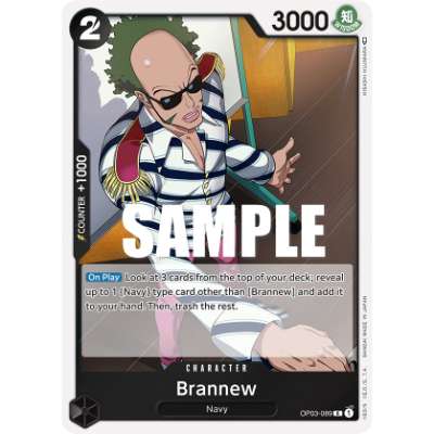 Carte One Piece Brannew OP03-089 R Pillars Of Strength Neuf EN LorenZone