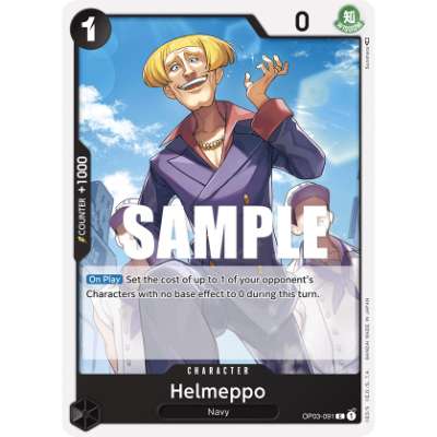 Carte One Piece Helmeppo OP03-091 C Pillars Of Strength Neuf EN LorenZone