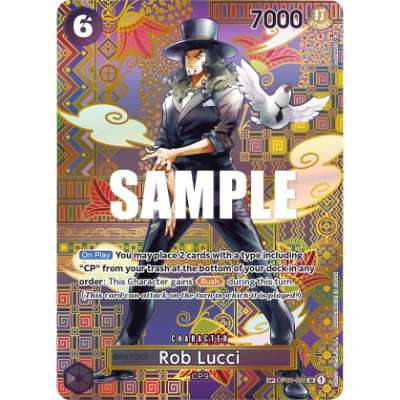 Carte One Piece Rob Lucci SC OP05 OP03-092 SR Awakening Of The New Era Neuf EN LorenZone