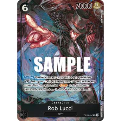 Carte One Piece Rob Lucci V2 OP03-092 SR Pillars Of Strength Neuf EN LorenZone