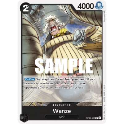 Carte One Piece Wanze OP03-093 UC Pillars Of Strength Neuf EN LorenZone