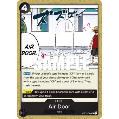 Carte One Piece Air Door OP03-094 UC Pillars Of Strength Neuf EN LorenZone