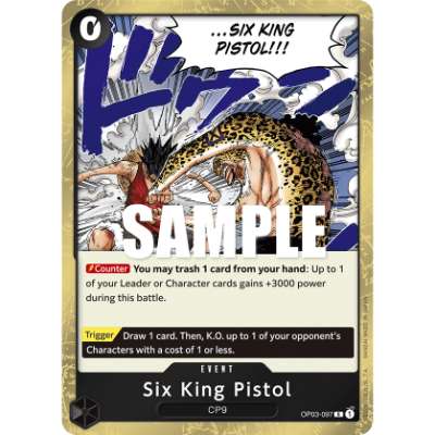 Carte One Piece Six King Pistol OP03-097 R Pillars Of Strength Neuf EN LorenZone