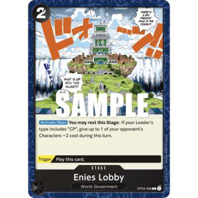 Carte One Piece Enies Lobby OP03-098 C Pillars Of Strength Neuf EN LorenZone