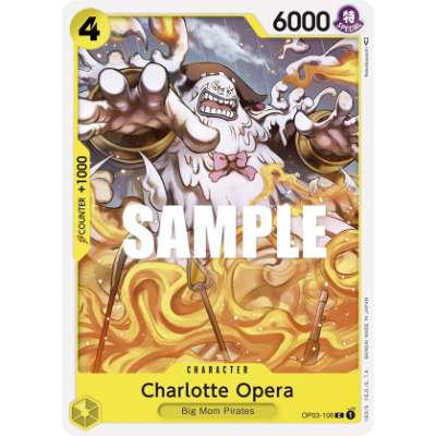 Carte One Piece Charlotte Opera OP03-106 C Pillars Of Strength Neuf EN LorenZone