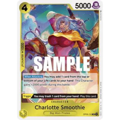 Carte One Piece Charlotte Smoothie OP03-110 R Pillars Of Strength Neuf EN LorenZone