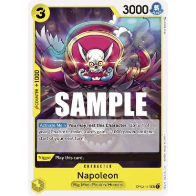 Carte One Piece Napoleon OP03-117 UC Pillars Of Strength Neuf EN LorenZone