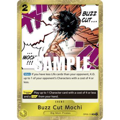 Carte One Piece Buzz Cut Mochi OP03-119 R Pillars Of Strength Neuf EN LorenZone