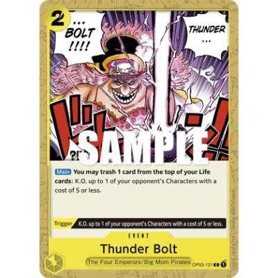 Carte One Piece Thunder Bolt OP03-121 C Pillars Of Strength Neuf EN LorenZone