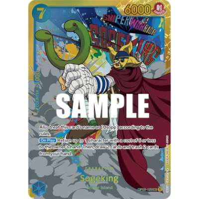 Carte One Piece Sogeking V1 OP03-122 SEC Pillars Of Strength Neuf EN LorenZone