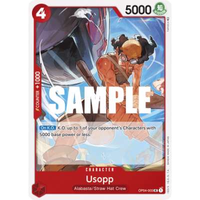 Carte One Piece Usopp OP04-003 UC Kingdoms Of Intrigue Neuf EN LorenZone