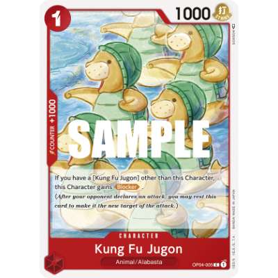 Carte One Piece Kung Fu Jugon OP04-005 C Kingdoms Of Intrigue Neuf EN LorenZone