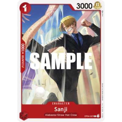 Carte One Piece Sanji OP04-007 C Kingdoms Of Intrigue Neuf EN LorenZone