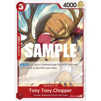 Carte One Piece Tony Tony.Chopper OP04-010 C Kingdoms Of Intrigue Neuf EN LorenZone