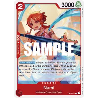 Carte One Piece Nami OP04-011 C Kingdoms Of Intrigue Neuf EN LorenZone