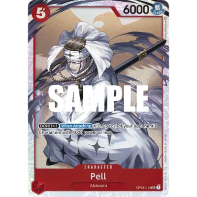 Carte One Piece Pell V1 OP04-013 SR Kingdoms Of Intrigue Neuf EN LorenZone