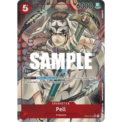 Carte One Piece Pell V2 OP04-013 SR Kingdoms Of Intrigue Neuf EN LorenZone