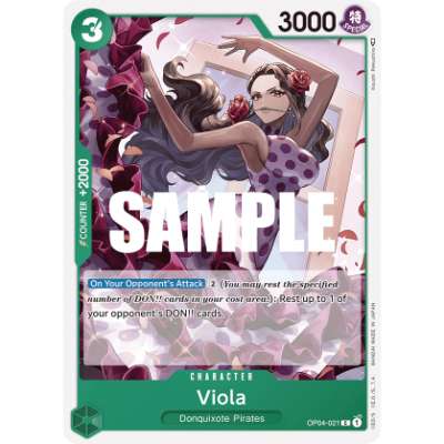 Carte One Piece Viola OP04-021 C Kingdoms Of Intrigue Neuf EN LorenZone