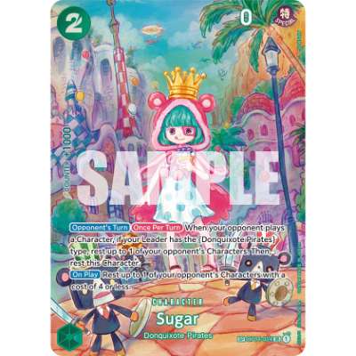 Carte One Piece Sugar SP OP06 OP04-024 SR Wings Of The Captain Neuf EN LorenZone