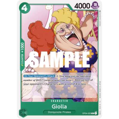 Carte One Piece Giolla OP04-025 C Kingdoms Of Intrigue Neuf EN LorenZone