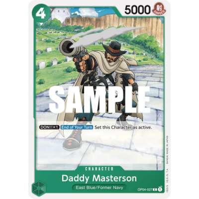 Carte One Piece Daddy Masterson OP04-027 C Kingdoms Of Intrigue Neuf EN LorenZone